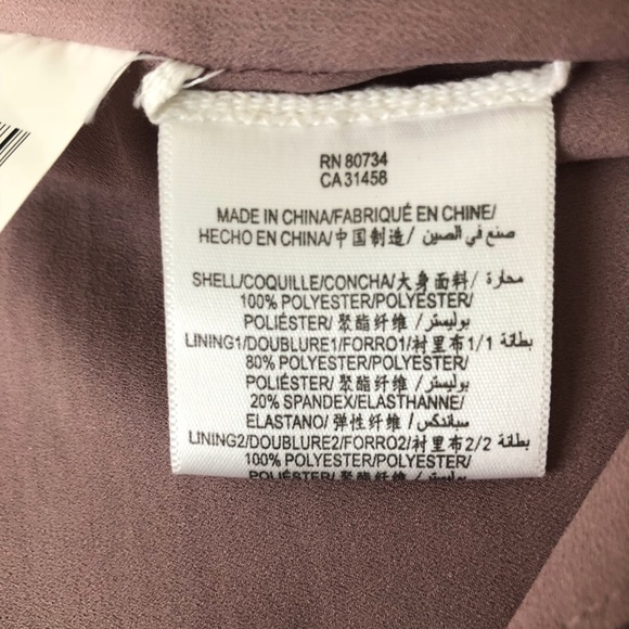 Mauve One Shoulder Banded BCBGMaxAzria Dress - Picture 4 of 4